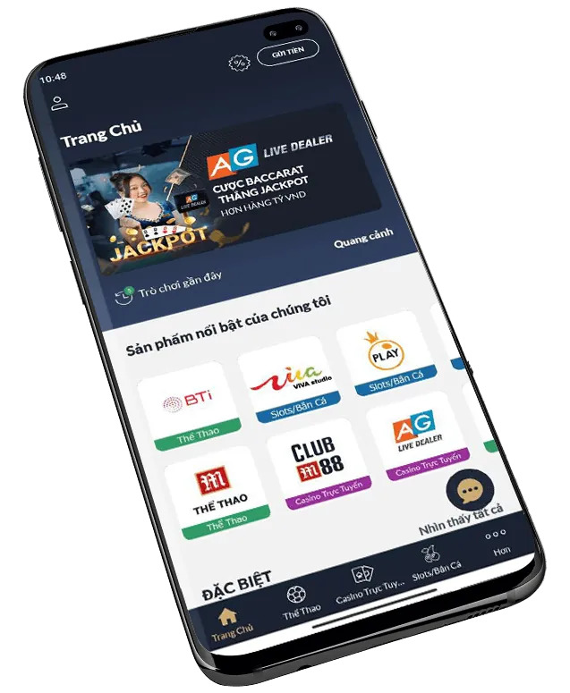 Ứng dụng di động 368bet trên điện thoại