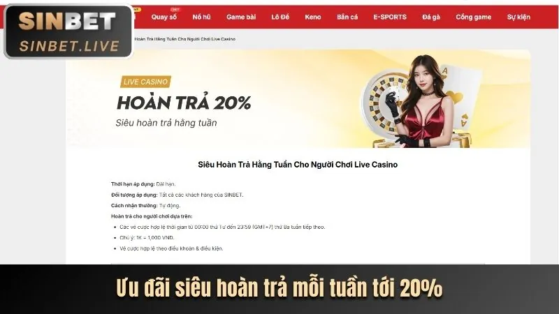 Đa dạng sản phẩm cá cược tại 368bet